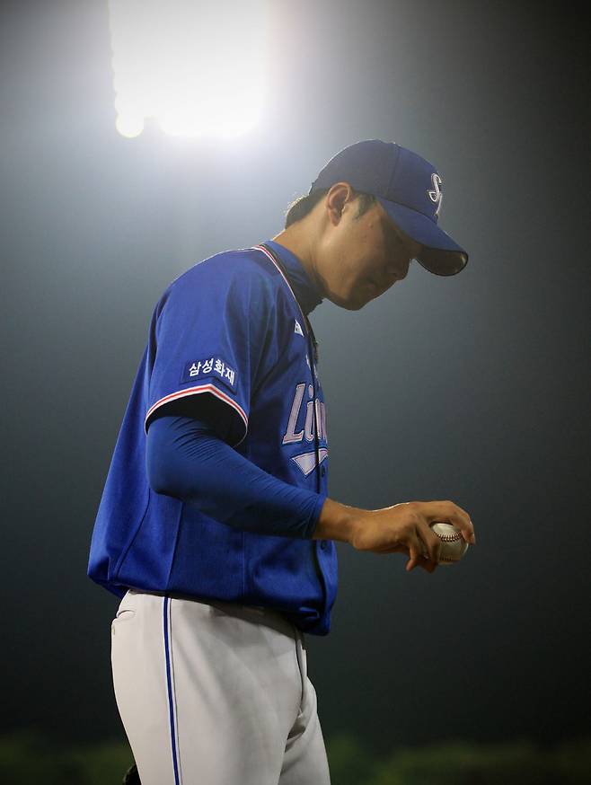 2018년 가장 빛나던 해의 최충연. 사진제공=삼성 라이온즈