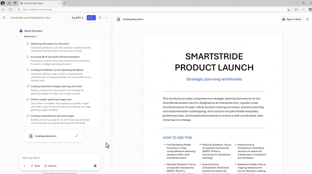 이번에 공개된 에이전트는 문서를 만들 때 데이터 보안과 거버넌스를 가장 중요한 기준으로 삼는다. (사진=마이크로소프트)