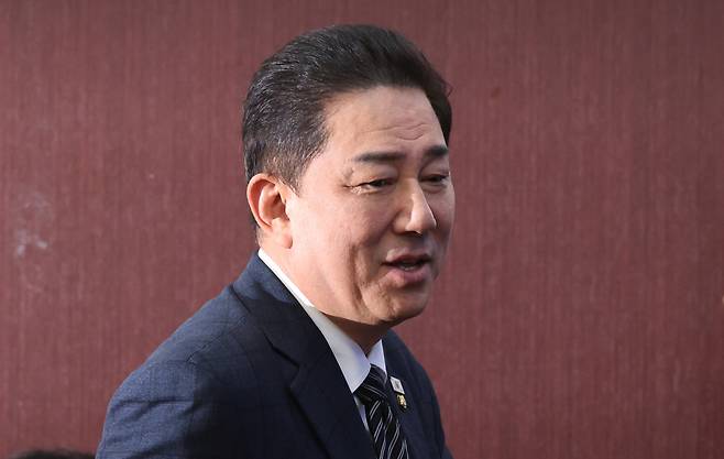 더불어민주당 김병기 원내대표. 허정호 선임기자