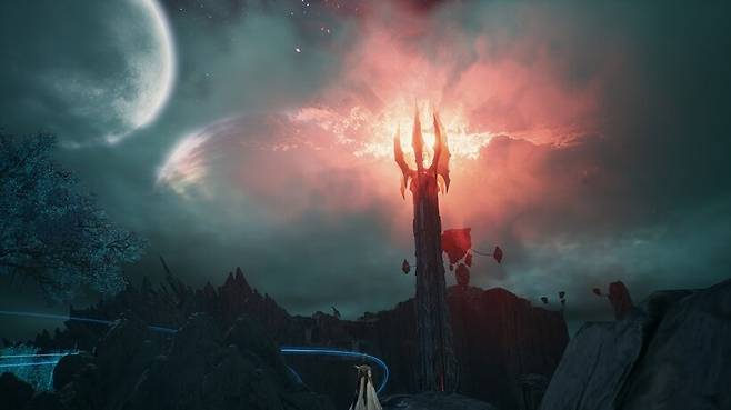 ▲ 누가 저 탑 꼭대기 불꽃 속에 주신의 깃털을 숨겨놨을까요?