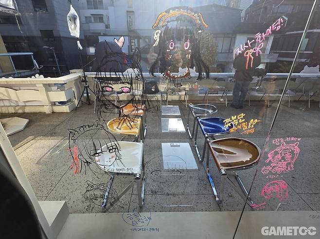 벽면에 붙어있는 그림이 상당히 귀엽다 (사진= 서동규 객원기자)