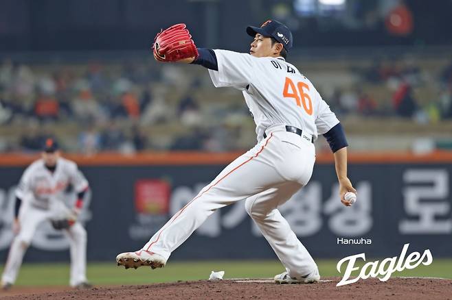 한화 이글스 시절 이태양의 모습. /사진=한화 이글스 제공