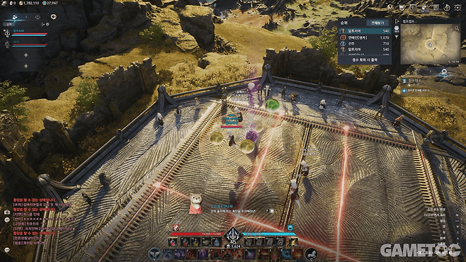 밀려오는 레이저들을 피하는 점프점프. (사진= 서동규 객원기자)