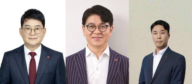 롯데그룹은 26일 2026년 정기 임원인사를 단행했다. 왼쪽 사진부터 박두환 롯데지주 HR혁신실장 사장, 차우철 롯데마트·슈퍼 대표, 정현석 롯데백화점 대표. 롯데그룹 제공