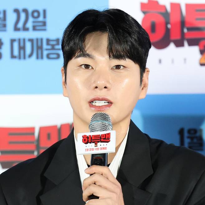 지난 1월 배우 이이경이 영화 '히트맨2' 언론시사회에서 인사말 중인 모습. /사진=뉴스1