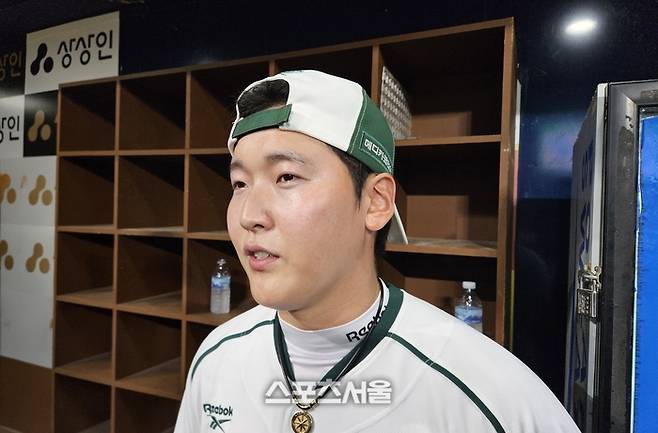 라이징팀 최준용이 30일 고척스카이돔에서 열린 더 제너레이션 매치를 마친 후 인터뷰에 응했다. 고척 | 김동영 기자 raining99@sportsseoul.com