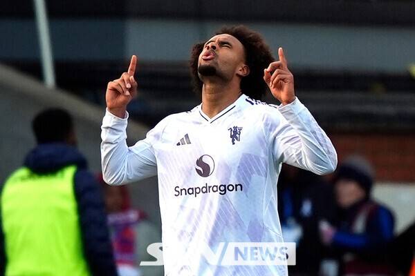 맨체스터 유나이티드 공격수 요슈아 지르크지. /사진=뉴시스(AP)