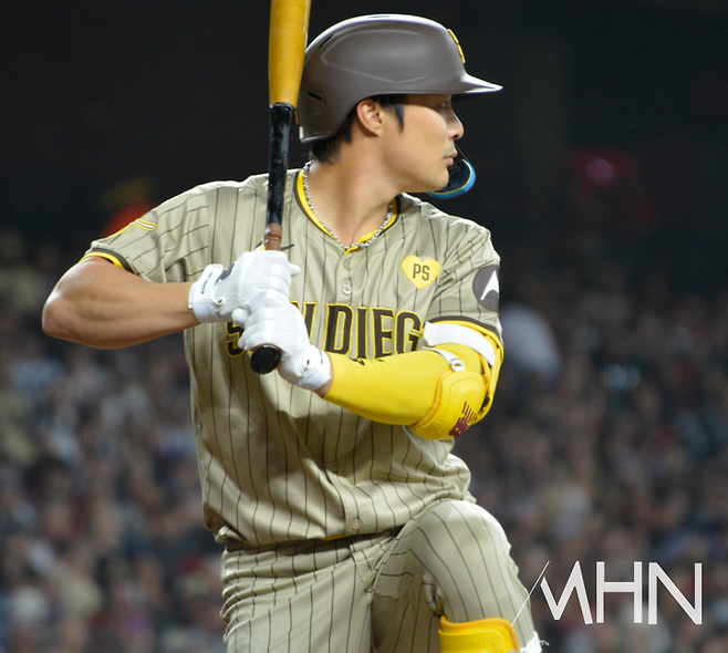 (샌디에이고 시절의 김하성. 현재 FA 신분으로 소속팀이 없는 상태다)