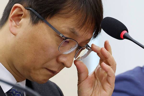 박대준 쿠팡 대표이사가 2일 국회 과학기술정보방송통신위원회에서 열린 현안 질의에 출석해 답변하고 있다. 연합뉴스