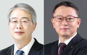 (왼쪽부터) 임종룡 우리금융지주 회장, 정진완 우리은행장. 우리금융 제공