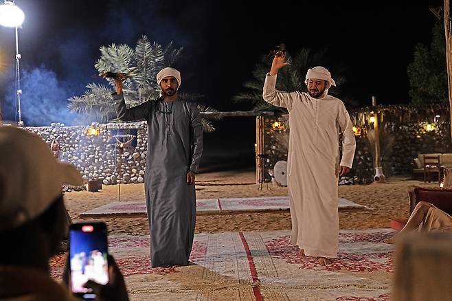 플래티넘 헤리티지 전통 베두인 캠프 만찬 공연. 사진제공|VisitDubai