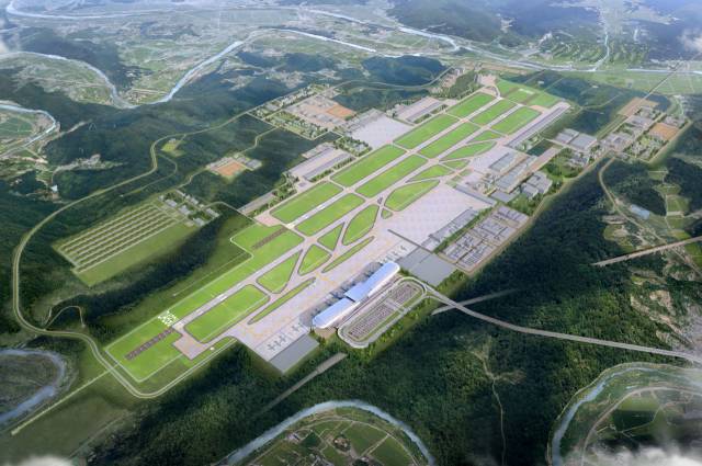대구·경북 민군통합공항 조감도. 대구시 제공