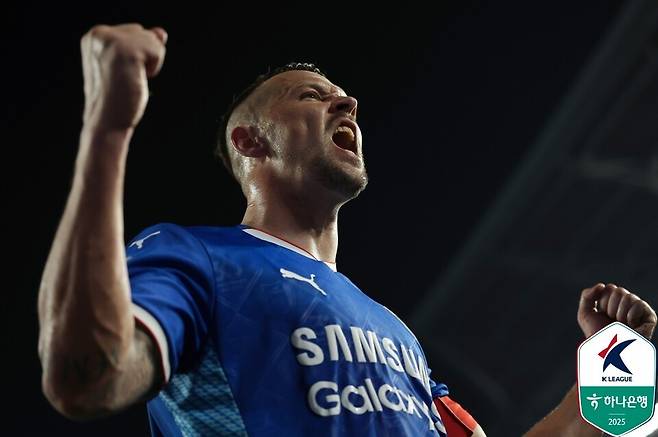 수원삼성 공격수 일류첸코. /사진=한국프로축구연맹
