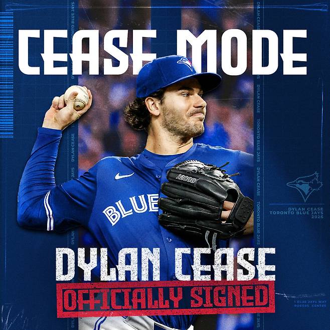 딜런 시즈. 사진=토론토 블루제이스 SNS