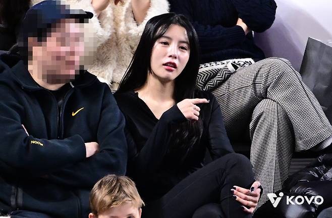 3일 천안 유관순체육관에서 열린 현대캐피탈-삼성화재 경기를 찾은 이다영. 한국배구연맹