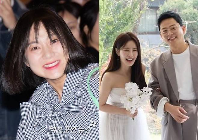 박나래, 김준호·김지민 부부 / 엑스포츠뉴스, 김지민 SNS