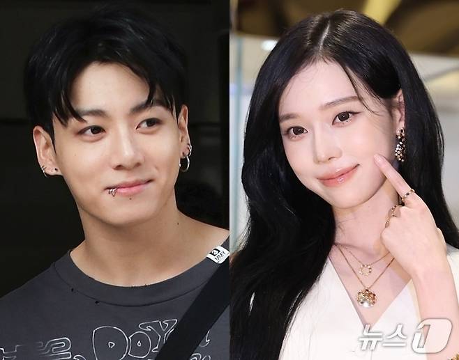 방탄소년단 정국(왼쪽), 에스파 윈터 ⓒ 뉴스1 DB