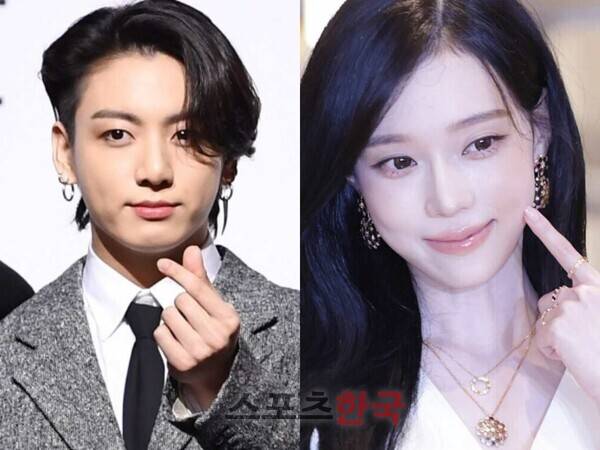 방탄소년단 정국, 에스파 윈터 ⓒ이혜영 기자 lhy@hankooki.com