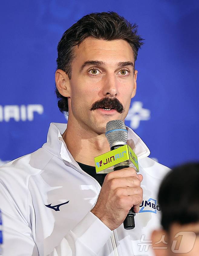 대한항공 외국인 선수 카일 러셀2025.10.15/뉴스1 ⓒ News1 김진환 기자