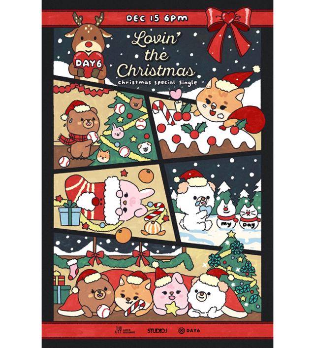 밴드 데이식스(DAY6)가 데뷔 후 처음으로 시즌송을 선보인다. JYP엔터테인먼트 제공