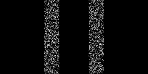 파동의 성질을 잃은 빛이 이중슬릿을 통과한 결과. 사진 제공=위키/JasperOCommons