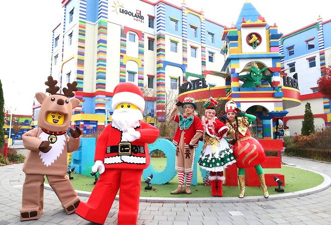 레고랜드의 크리스마스.
