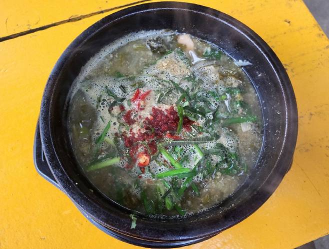 시래기 장어탕. (사진= 김영복 연구가)