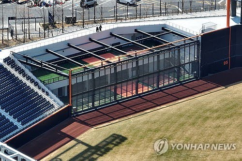 한화 신구장의 '몬스터 월'