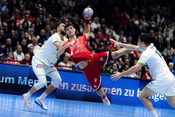 사진 2025/26 시즌 DAIKIN 남자 핸드볼 분데스리가 멜중엔과 베츨라어 경기 모습, 사진 출처=멜중엔