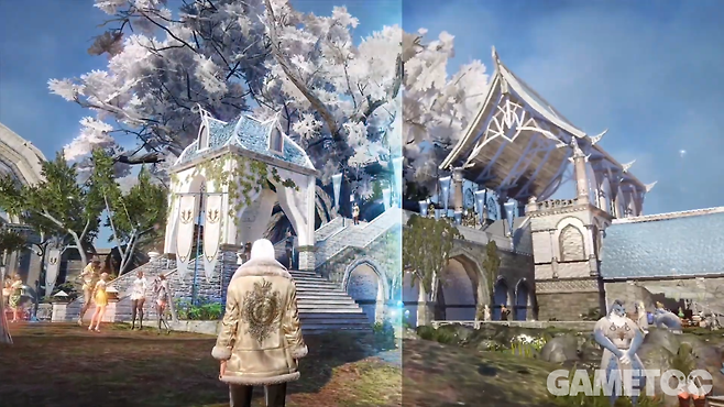 렌더링 정밀도가 상향된다 (사진=검은사막 모바일 유튜브)