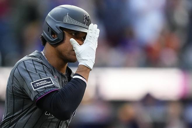 후안 소토는 뉴욕 메츠 이적 첫 시즌인 올해 제몫을 했지만, 팀은 포스트시즌에 오르지 못했다. AP연합뉴스