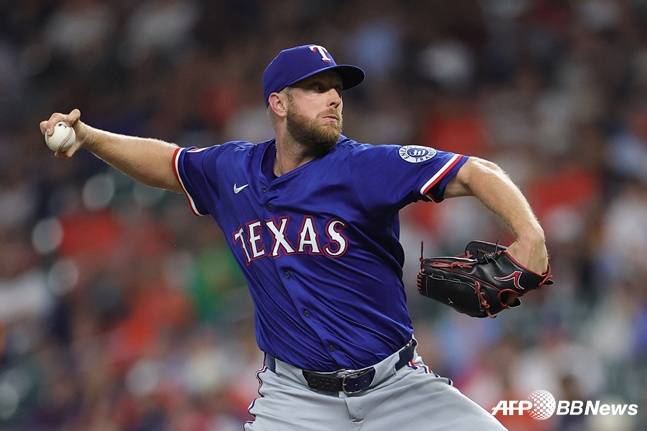 시즌 막판 트레이드로 텍사스에서 뛰었던 켈리. /AFPBBNews=뉴스1