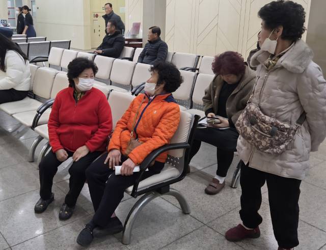 의료원 진료실 앞