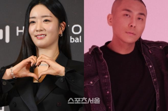 에이핑크 윤보미와 프로듀서 라도. 사진 | 스포츠서울 DB, 하이업엔터테인먼트