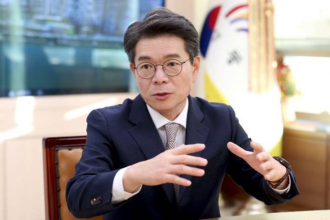 정원오 성동구청장(사진)은 조만간 서울시장 도전 의사를 공식적으로 밝힐 예정이다. 성동구 제공.