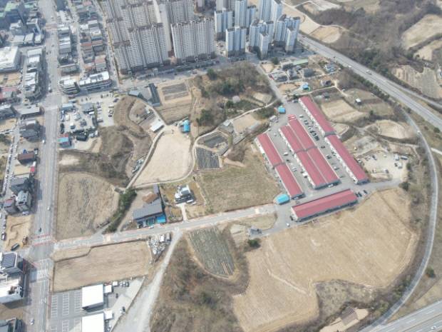 영주시 고추시장 항공촬영 사진=㈜에스케이리츠 제공