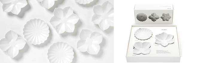 무자기의 대표 제품 ‘꽃 접시’