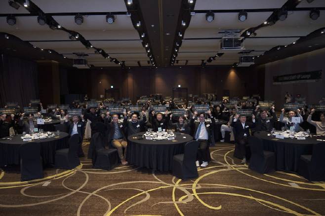 성균관대 창업지원단은 지난 23일 수원 노보텔 앰배서더 샴페인홀에서 2025 성균관대학교 창업중심대학 스타트업 라운지를 개최했다. (사진=성균관대)