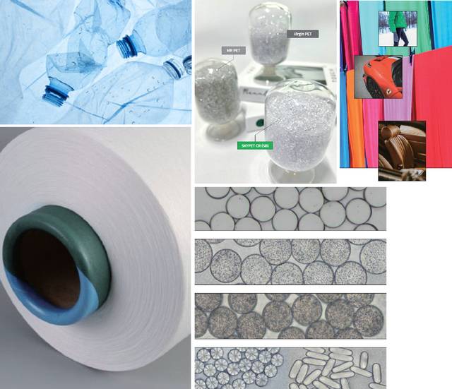 한국섬유개발연구원과 SK케미칼은 CR PET 리사이클 소재인 SKYPET CR의 생산설비를 확보해 섬유산업 분야에서 제품화 등 활용성을 높이기 위해 공동연구 진행을 거쳐 최근 사업화를 위한 준비를 마쳤다. 한국섬유개발연구원 제공