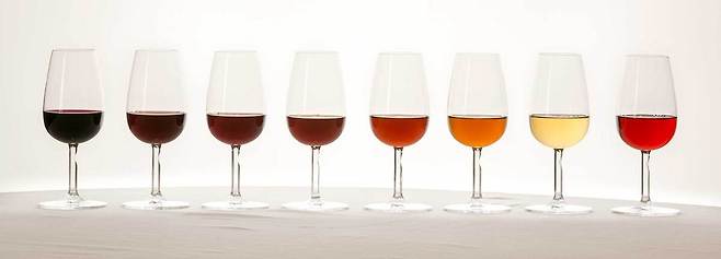 포트 와인 다양한 컬러. 포르투갈와인협회