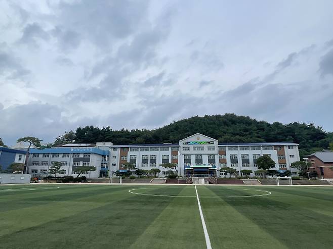 고창고등학교 전경.