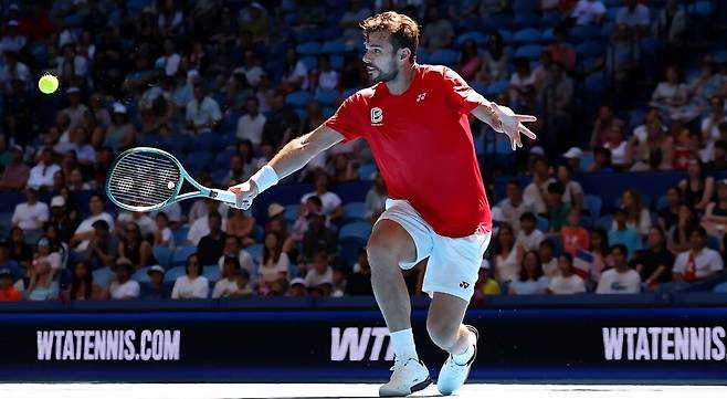 Stan Wawrinka demonstrating his enduring form.