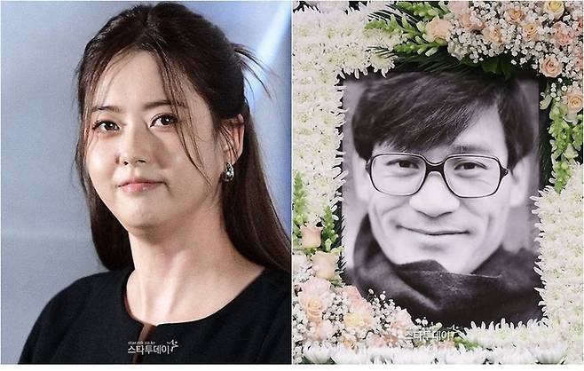 고아라, 故안성기. 사진|스타투데이DB, 사진공동취재단