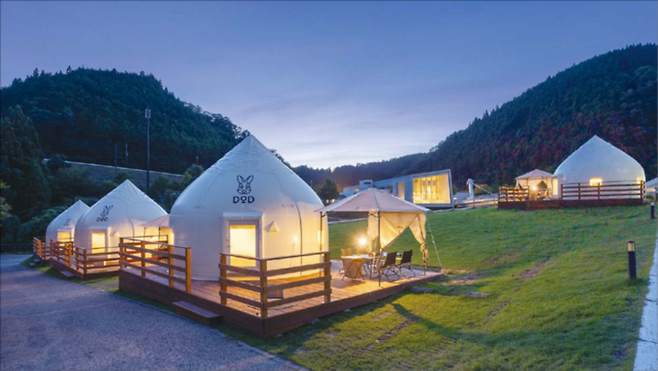 디오디(DOD)가 운영하는 ‘DOD 캠프 파크 교토’. (DOD 제공)