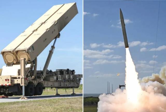 미 육군이 공개한 장거리 극초음속 무기 ‘다크 이글(Dark Eagle)’ 발사대 전경(왼쪽)과 시험 발사 장면. 사진 제공=미 육군