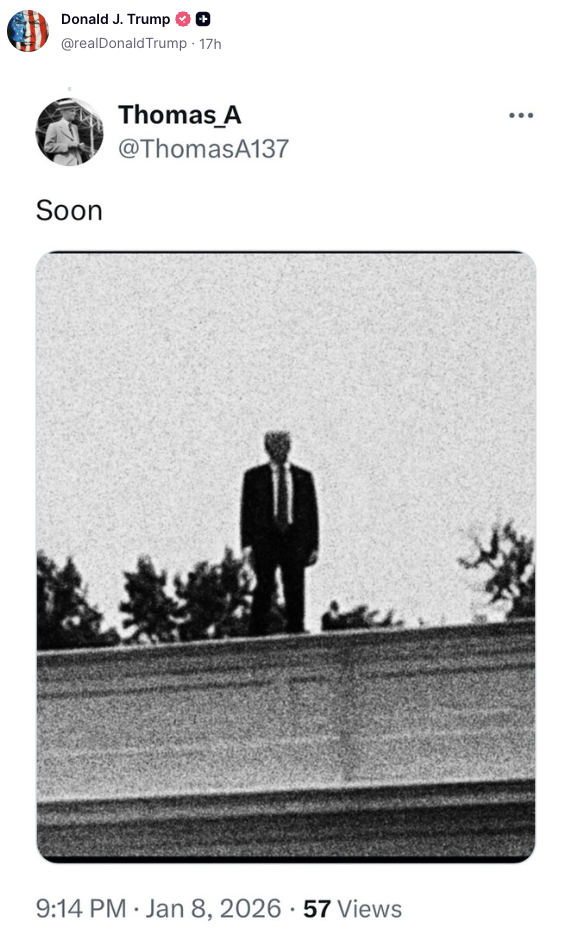 /사진=트루스소셜 캡처