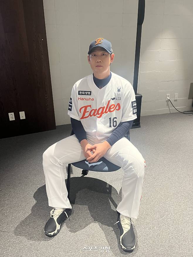 한화 하주석이 12일 대전구장에서 인터뷰하고 있다. 대전 | 김하진 기자