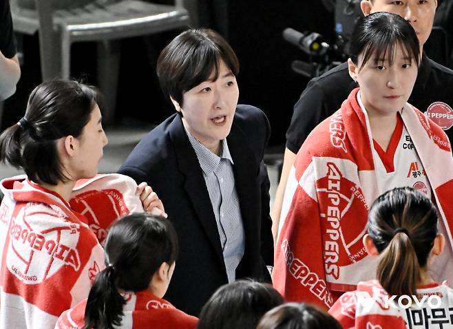 장소연 페퍼저축은행 감독. 사진제공=KOVO