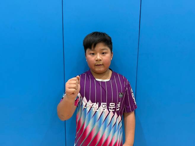 대전동문초 최승연 군. 사진=정현태 기자.