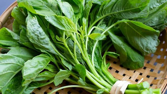시금치는 '카로티노이드' 식물성 화합물이 풍부하다|출처: 게티이미지뱅크